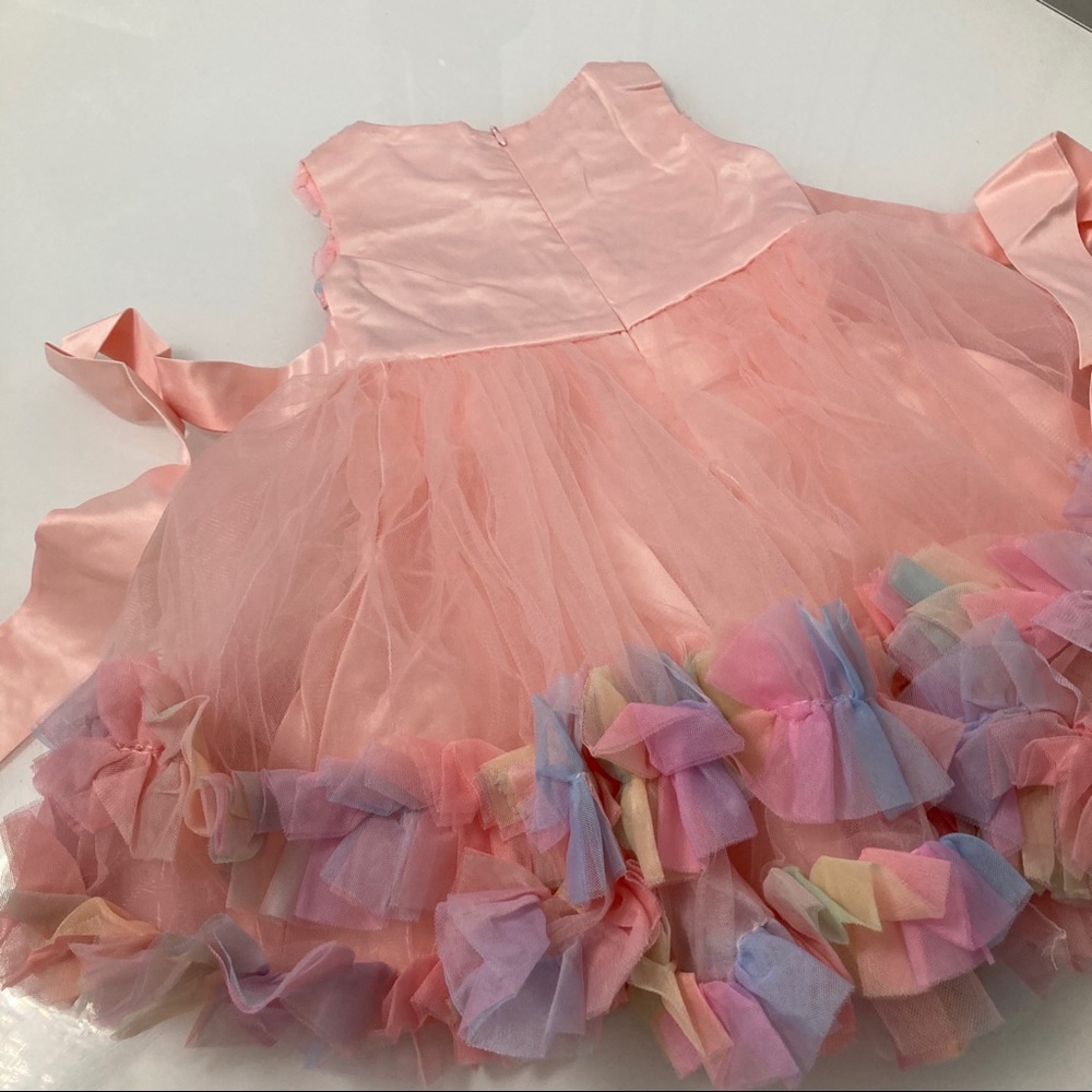 Luxury Embroidered Flower Girl Piano Dress Princess Birthday Wedding 5055 - Picture 12 of 16
